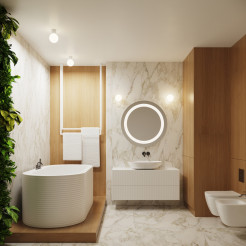 Kinkiet HALO biały IP44 SL.1707