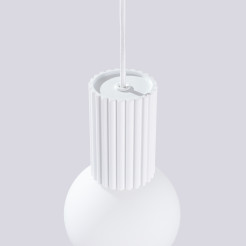 Lampa wisząca HALO 1 biała SL.1709