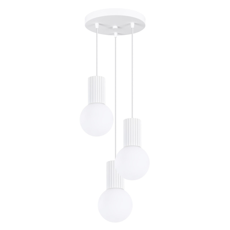 Lampa wisząca HALO 3P biała SL.1710