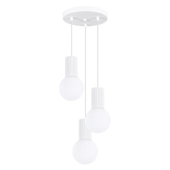 Lampa wisząca HALO 3P biała SL.1710