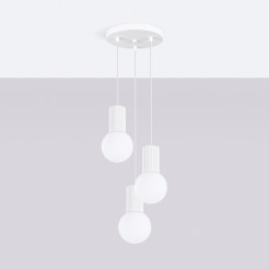 Lampa wisząca HALO 3P biała SL.1710