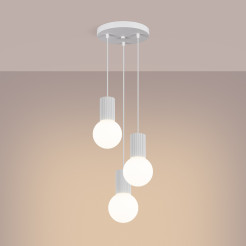 Lampa wisząca HALO 3P biała SL.1710