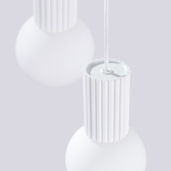 Lampa wisząca HALO 3P biała SL.1710