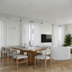 Lampa wisząca HALO 3P biała SL.1710