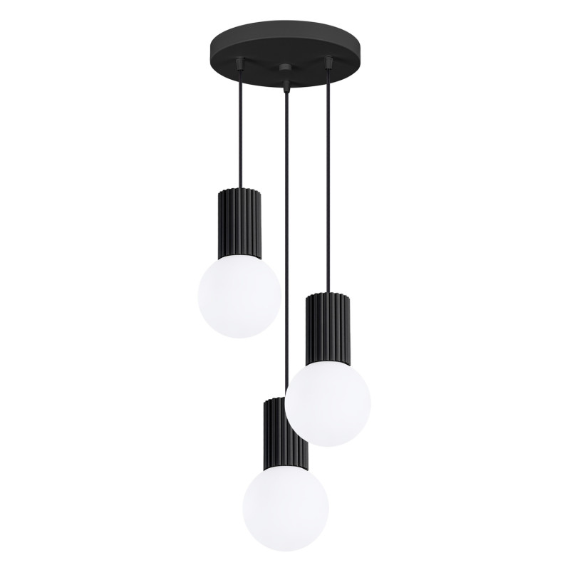 Lampa wisząca HALO 3P czarna SL.1715