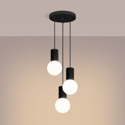 Lampa wisząca HALO 3P czarna SL.1715