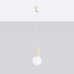 Lampa wisząca HALO 1 beżowa SL.1719