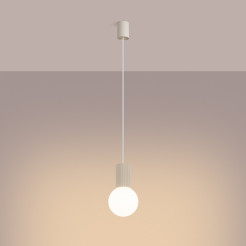 Lampa wisząca HALO 1 beżowa SL.1719