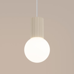 Lampa wisząca HALO 1 beżowa SL.1719