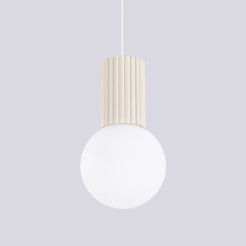 Lampa wisząca HALO 1 beżowa SL.1719