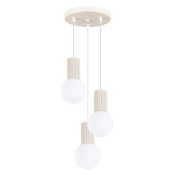 Lampa wisząca HALO 3P beżowa SL.1720