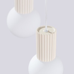 Lampa wisząca HALO 3P beżowa SL.1720
