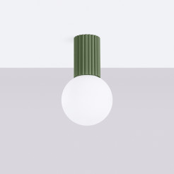 Plafon HALO zielony oliwkowy IP44 SL.1723