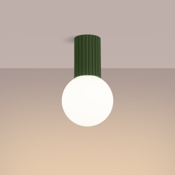 Plafon HALO zielony oliwkowy IP44 SL.1723