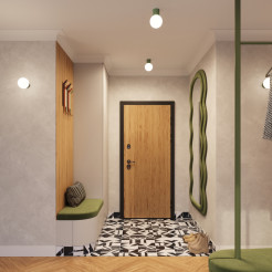 Plafon HALO zielony oliwkowy IP44 SL.1723