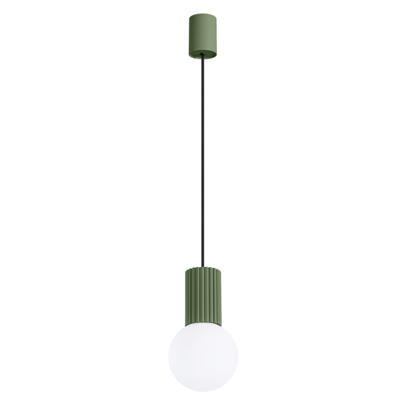 Lampa wisząca HALO 1 zielona oliwka SL.1724