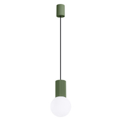 Lampa wisząca HALO 1 zielona oliwka SL.1724