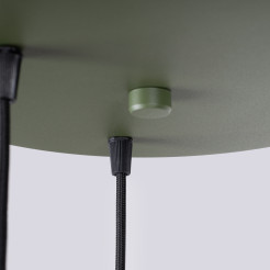 Lampa wisząca HALO 3P zielona oliwka SL.1725