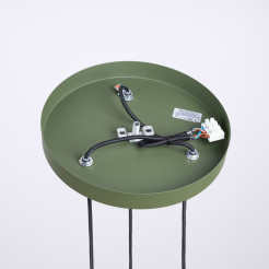 Lampa wisząca HALO 3P zielona oliwka SL.1725