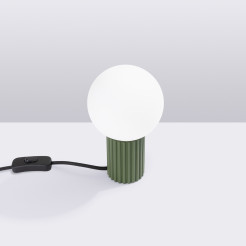 Lampa biurkowa HALO zielona oliwka SL.1726