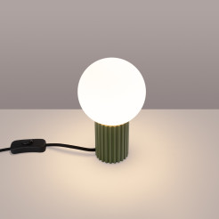 Lampa biurkowa HALO zielona oliwka SL.1726