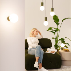 Lampa biurkowa HALO zielona oliwka SL.1726