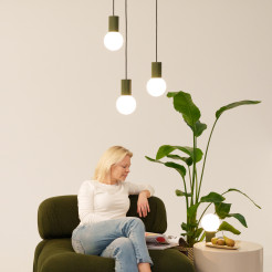 Lampa biurkowa HALO zielona oliwka SL.1726