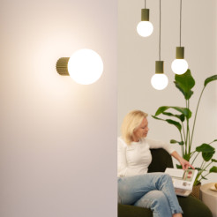 Lampa biurkowa HALO zielona oliwka SL.1726