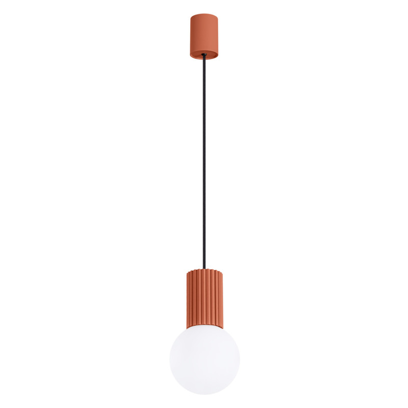 Lampa wisząca HALO 1 ochra czerwona SL.1729