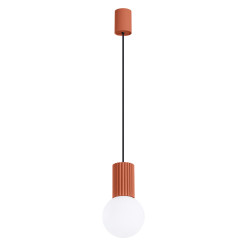 Lampa wisząca HALO 1 ochra czerwona SL.1729