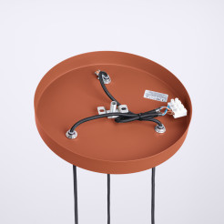 Lampa wisząca HALO 3P ochra czerwona SL.1730