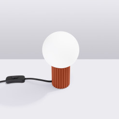 Lampa biurkowa HALO ochra czerwona SL.1731