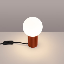Lampa biurkowa HALO ochra czerwona SL.1731