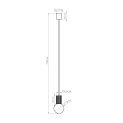 Lampa wisząca HALO 1 mocca SL.1734