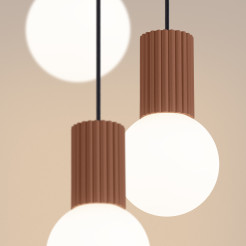 Lampa wisząca HALO 3P mocca SL.1735