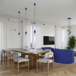 Lampa wisząca HALO 1 ultramaryna SL.1739