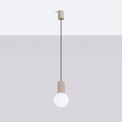 Lampa wisząca HALO 1 taupe SL.1744