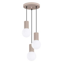 Lampa wisząca HALO 3P taupe SL.1745