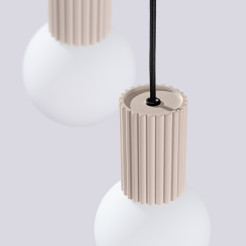 Lampa wisząca HALO 3P taupe SL.1745