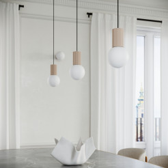 Lampa wisząca HALO 3P taupe SL.1745
