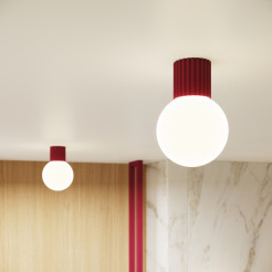 Plafon HALO burgund IP44 SL.1748