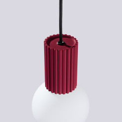 Lampa wisząca HALO 1 burgund SL.1749
