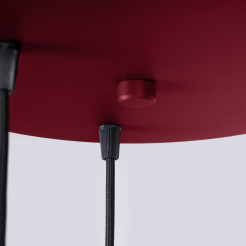 Lampa wisząca HALO 3P burgund SL.1750