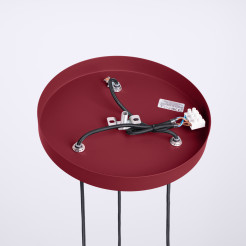 Lampa wisząca HALO 3P burgund SL.1750