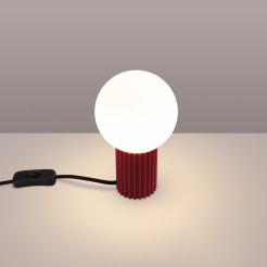 Lampa biurkowa HALO burgund SL.1751