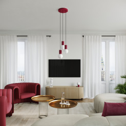 Lampa biurkowa HALO burgund SL.1751