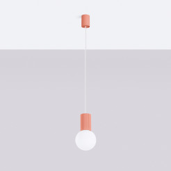 Lampa wisząca HALO 1 brzoskwiniowa SL.1754