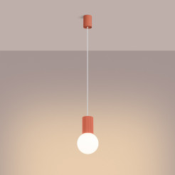 Lampa wisząca HALO 1 brzoskwiniowa SL.1754