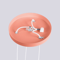 Lampa wisząca HALO 3P brzoskwiniowa SL.1755