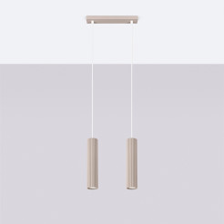Lampa wisząca KARBON 2 taupe SL.1773